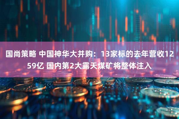 国尚策略 中国神华大并购：13家标的去年营收1259亿 国内第2大露天煤矿将整体注入